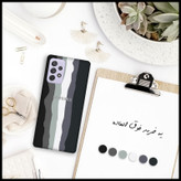کاور مدل سیلیکونی طرح رنگین کمان کد 010 مناسب برای گوشی موبایل سامسونگ Galaxy A72
