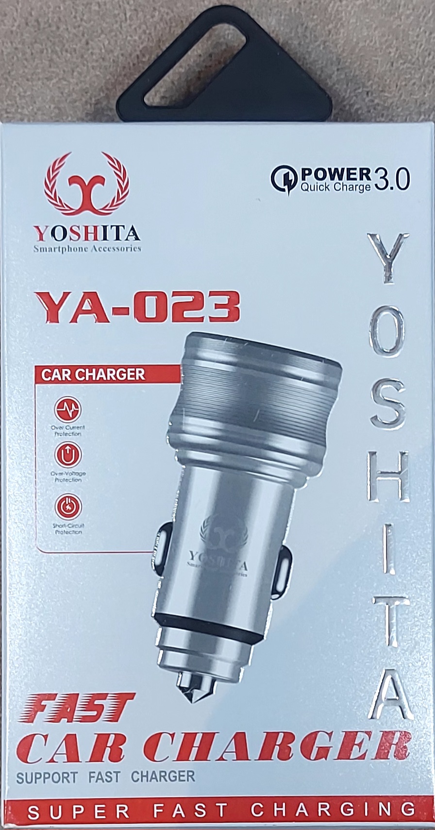 شارژر فندکی PD و فست دو پورت YOSHITA مدل YA-02۳ مشکی