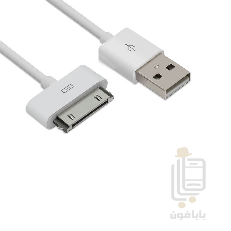 کابل شارژ اورجینال اپل مدل iPhone 4s و iPhone 4 طول ۱ متر