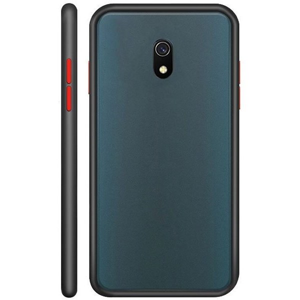 کاور پشت مات دور رنگی مناسب برای گوشی موبایل شیائومی Redmi 8A سورمه ای
