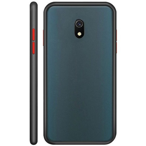 کاور پشت مات دور رنگی مناسب برای گوشی موبایل شیائومی Redmi 8A سورمه ای